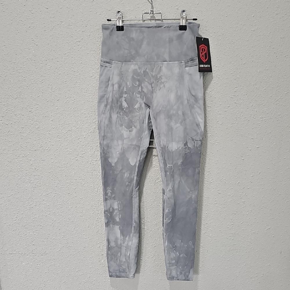Born Primitive Gray Eccentric Tie-Dye Leggings